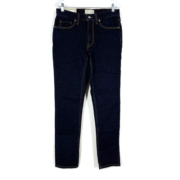 Everlane The Slim Fit Jean Dark Indigo Organic Cotton Men's Size 30X32 NWT - Picture 1 of 7